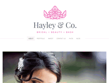 Tablet Screenshot of hayleyco.com